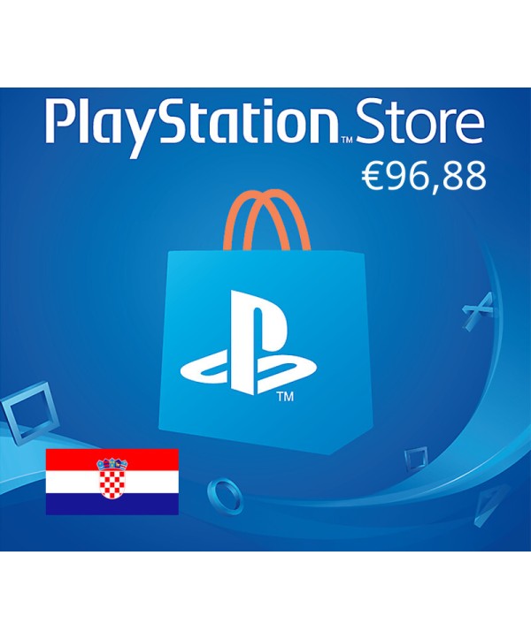 PlayStation Network Card €96.88 HR PlayStation 4 Key 